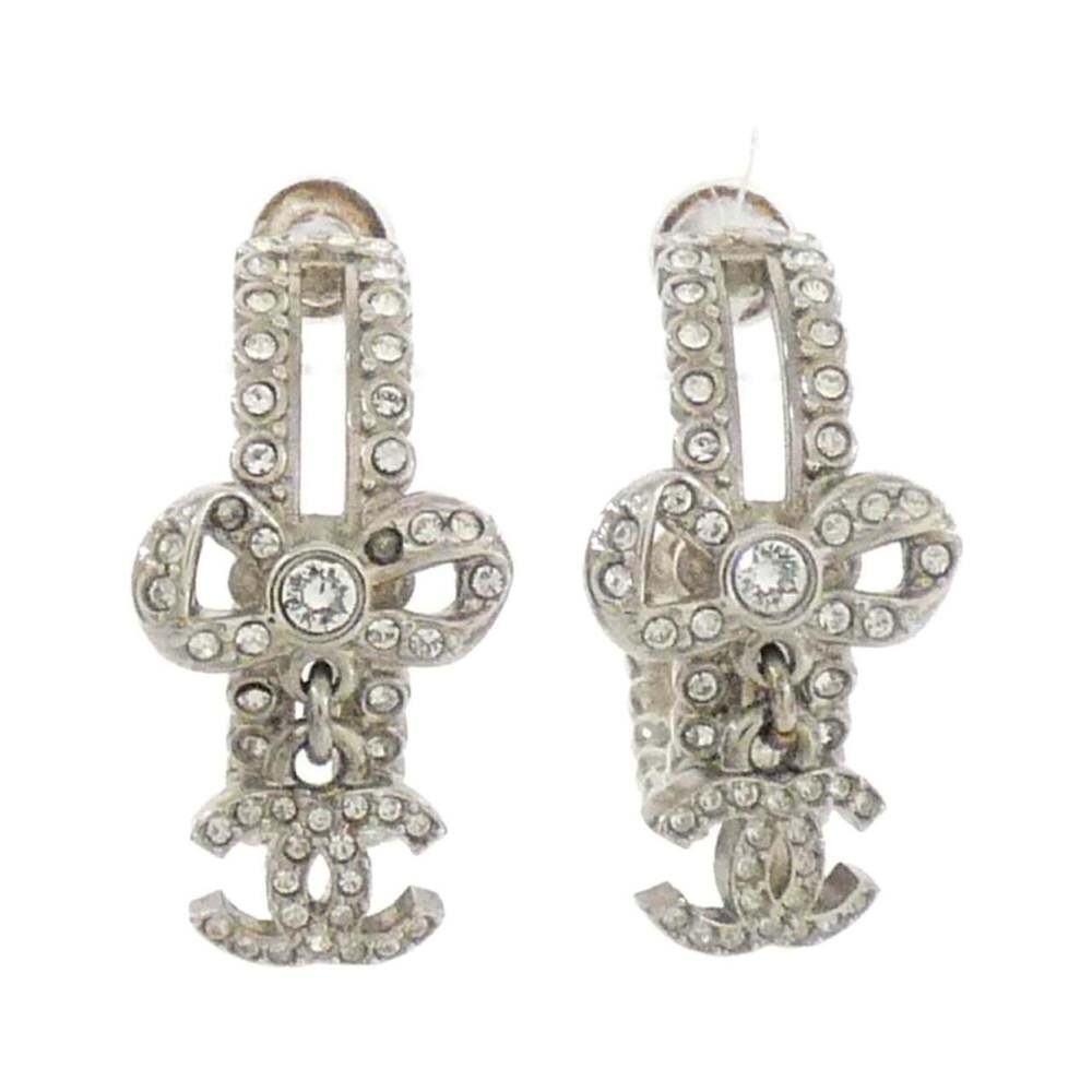 CHANEL Silver Earrings - Picture 1 of 4